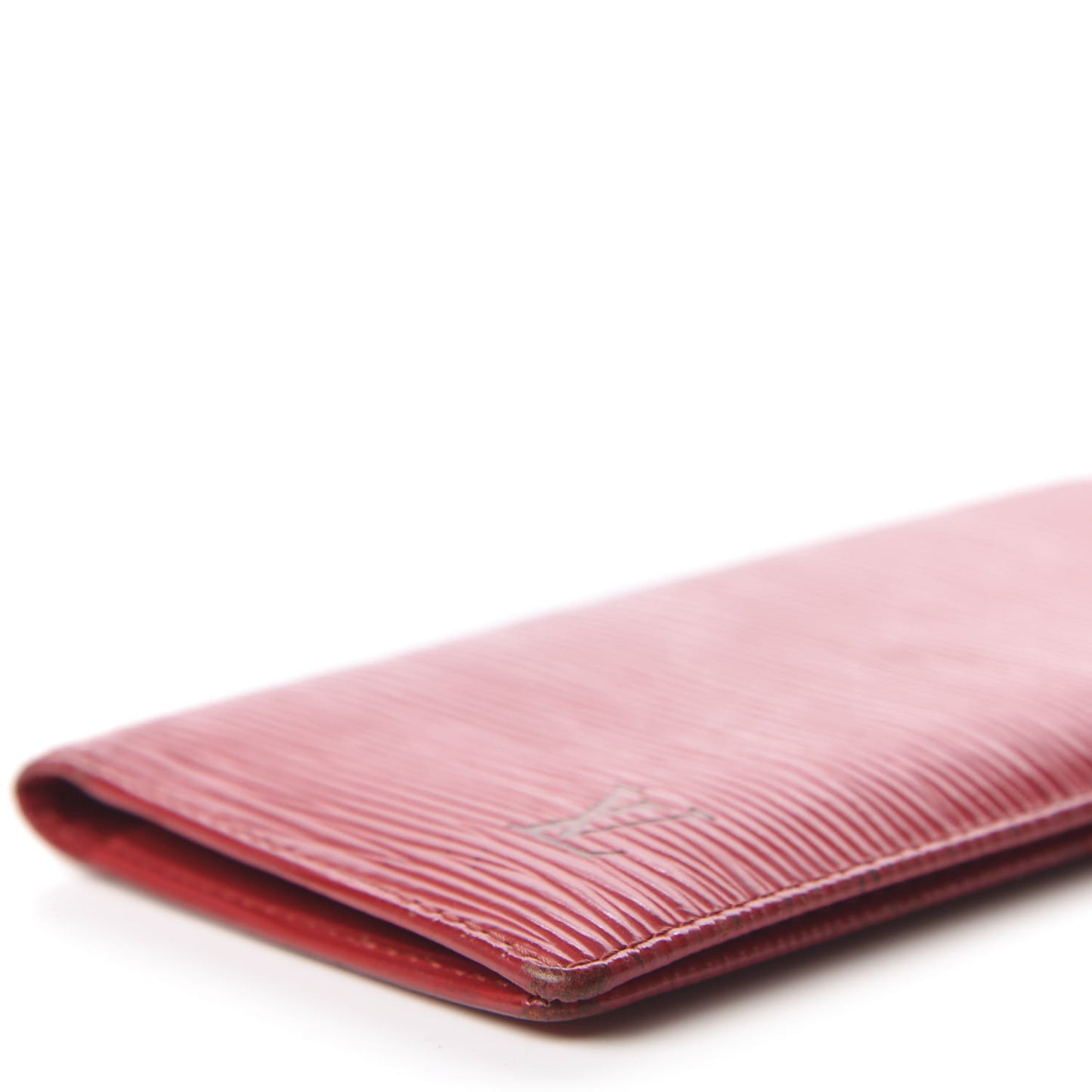 Epi Checkbook Organizer Wallet Castillan Red