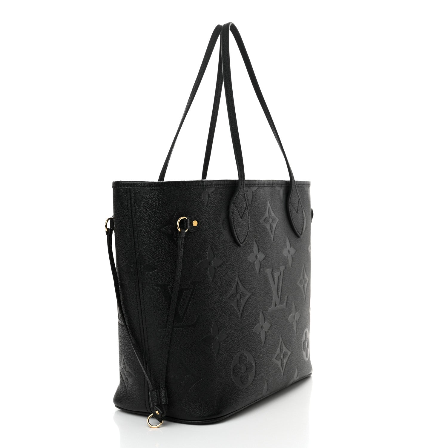 Louis Vuitton Empreinte Monogram Giant Neverfull MM Black 3 of 9