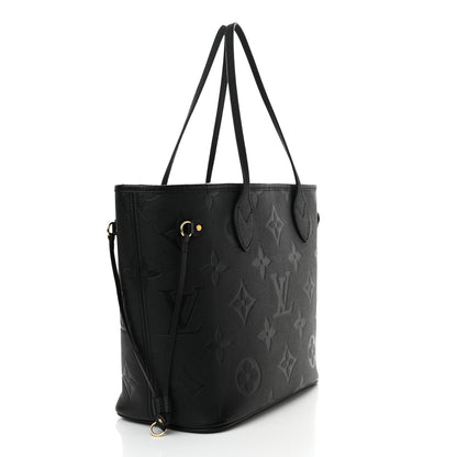 Louis Vuitton Empreinte Monogram Giant Neverfull MM Black 3 of 9