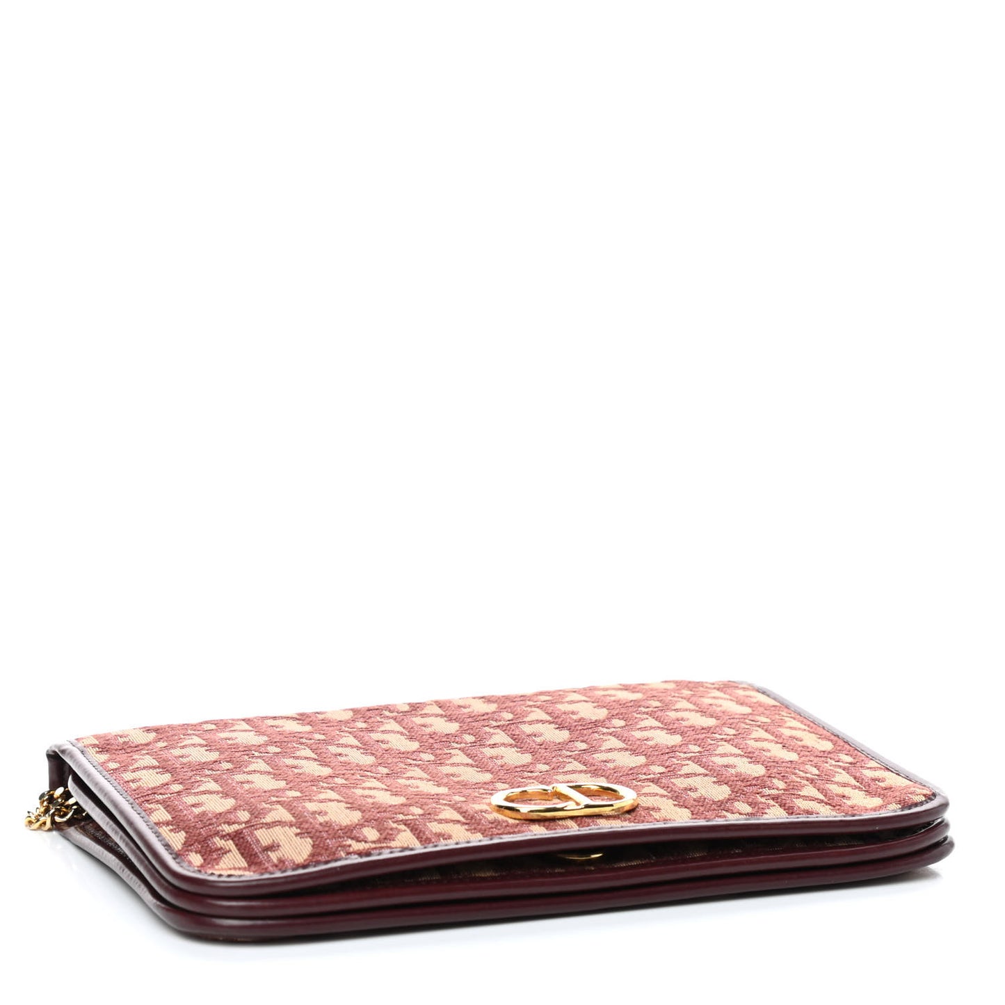 Monogram Chain Flap Burgundy