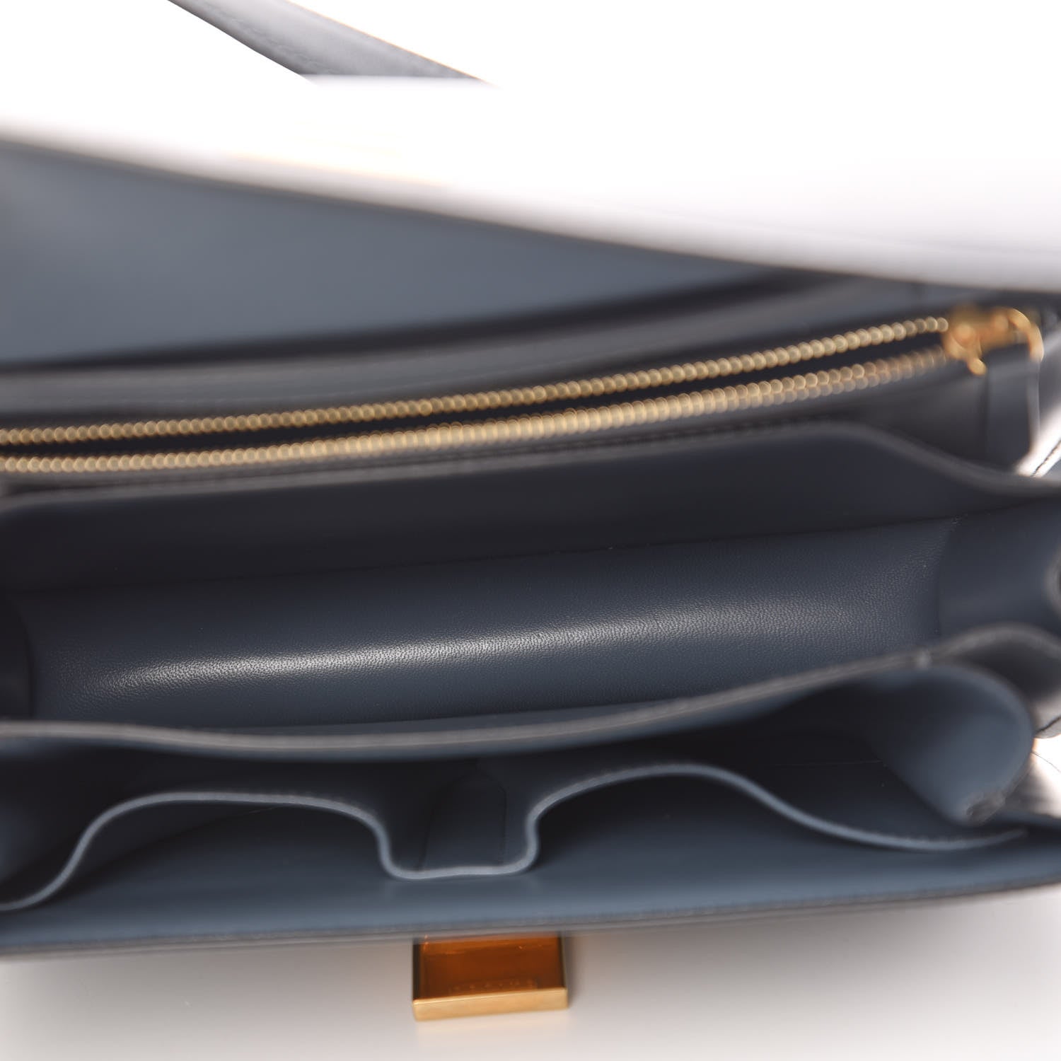 Celine Box Calfskin Medium Classic Box Flap Bag Grey 6 of 10