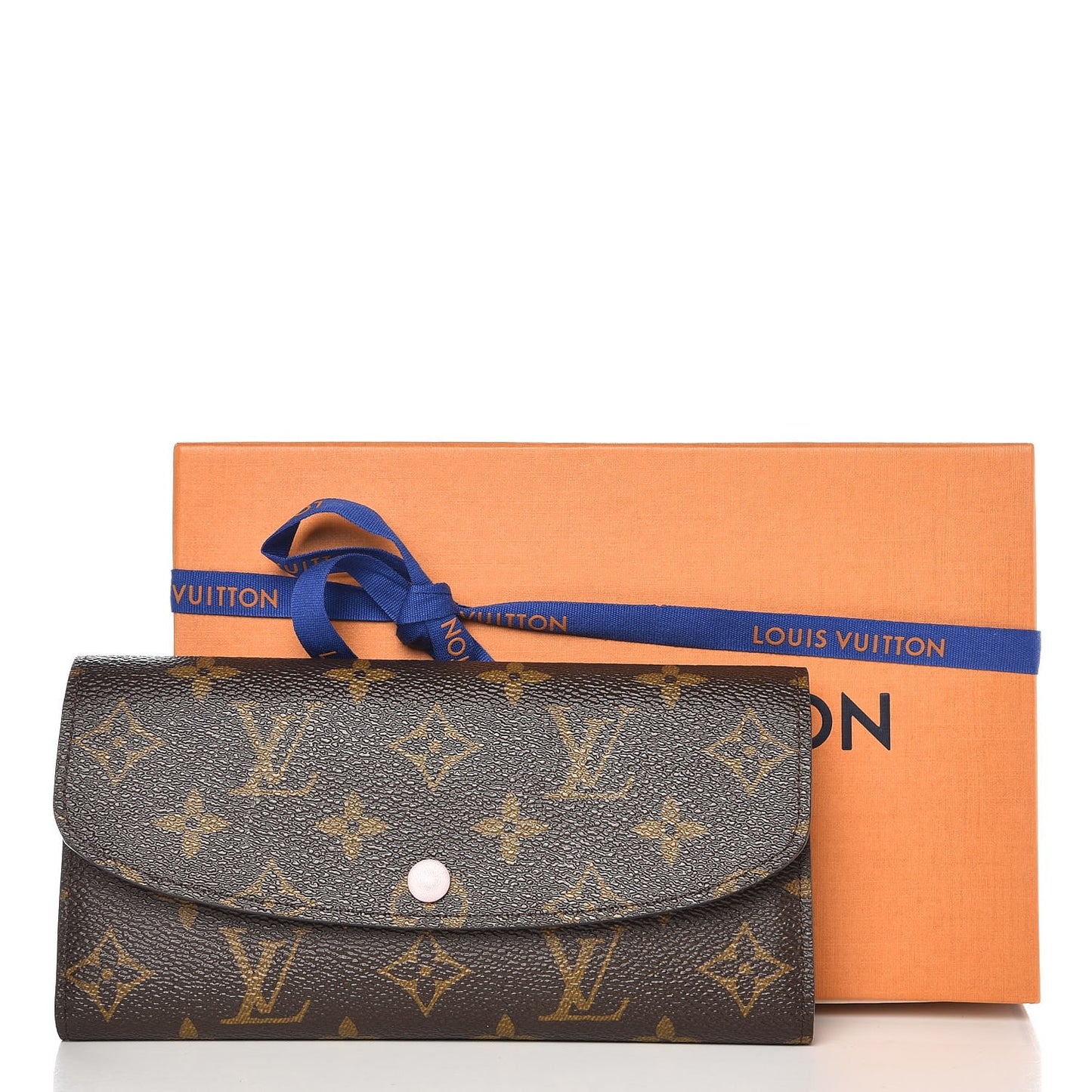 Monogram Emilie Wallet Rose Ballerine