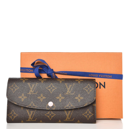 Louis Vuitton Monogram Emilie Wallet Rose Ballerine 7 of 7
