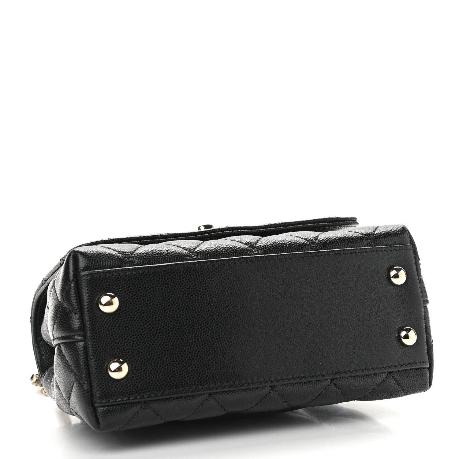 Chanel Caviar Quilted Extra Mini Coco Handle Flap Black 4 of 9