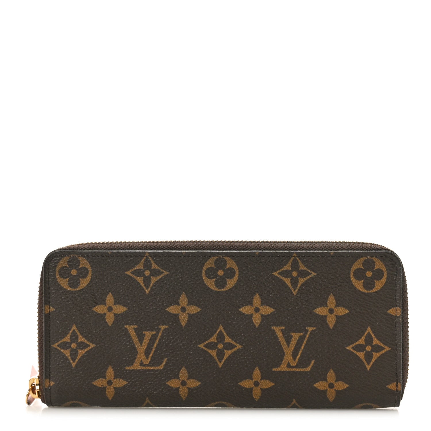 Louis Vuitton Monogram Clemence Wallet Rose Ballerine 1 of 8
