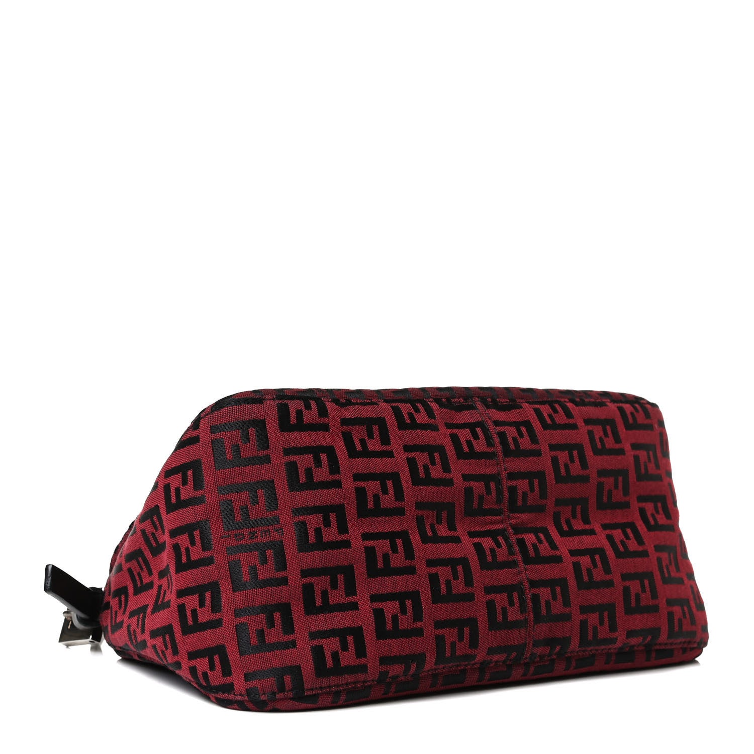 Fendi Zucchino Mini Mama Baguette Black Red 4 of 14
