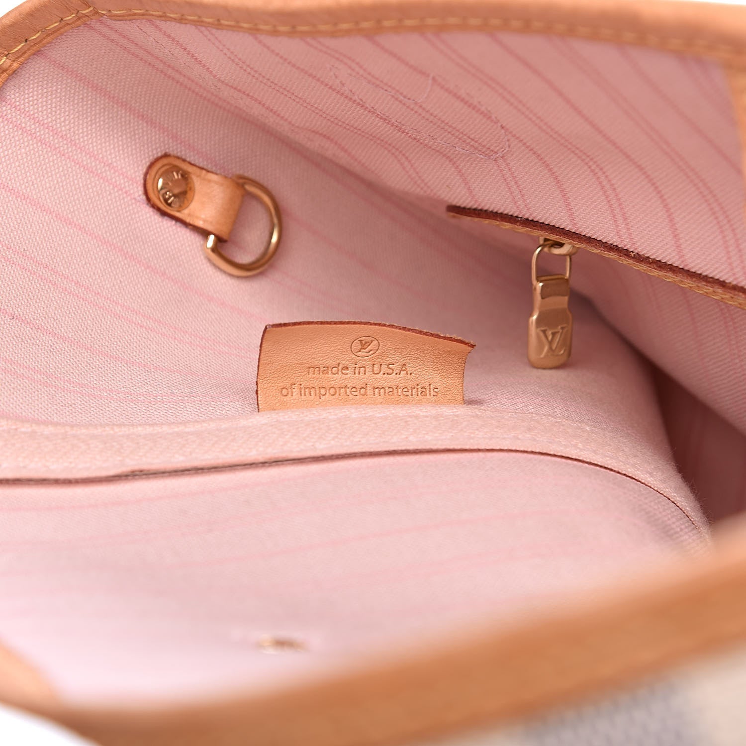 Louis Vuitton Damier Azur Neo Neverfull MM Rose Ballerine 7 of 15
