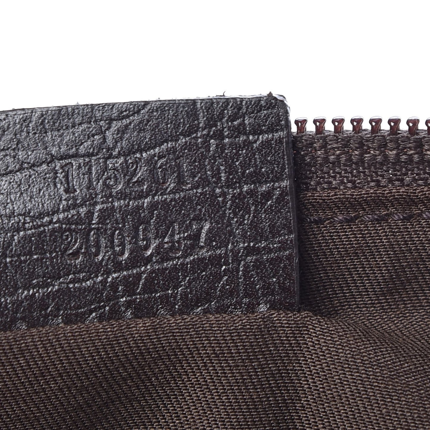 GG Supreme Monogram Pouch Brown