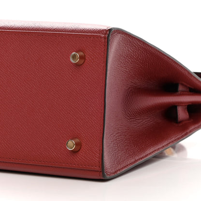 Hermes Epsom Kelly Sellier 28 Rouge Grenat 9 of 19