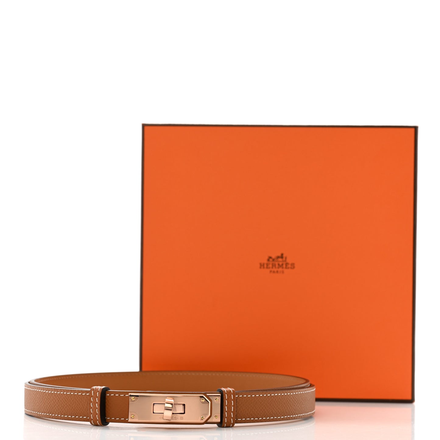 Epsom Kelly Belt Gold
