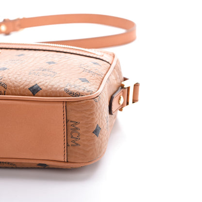 MCM Visetos Medium Heritage Line Camera Crossbody Bag Cognac 11 of 11