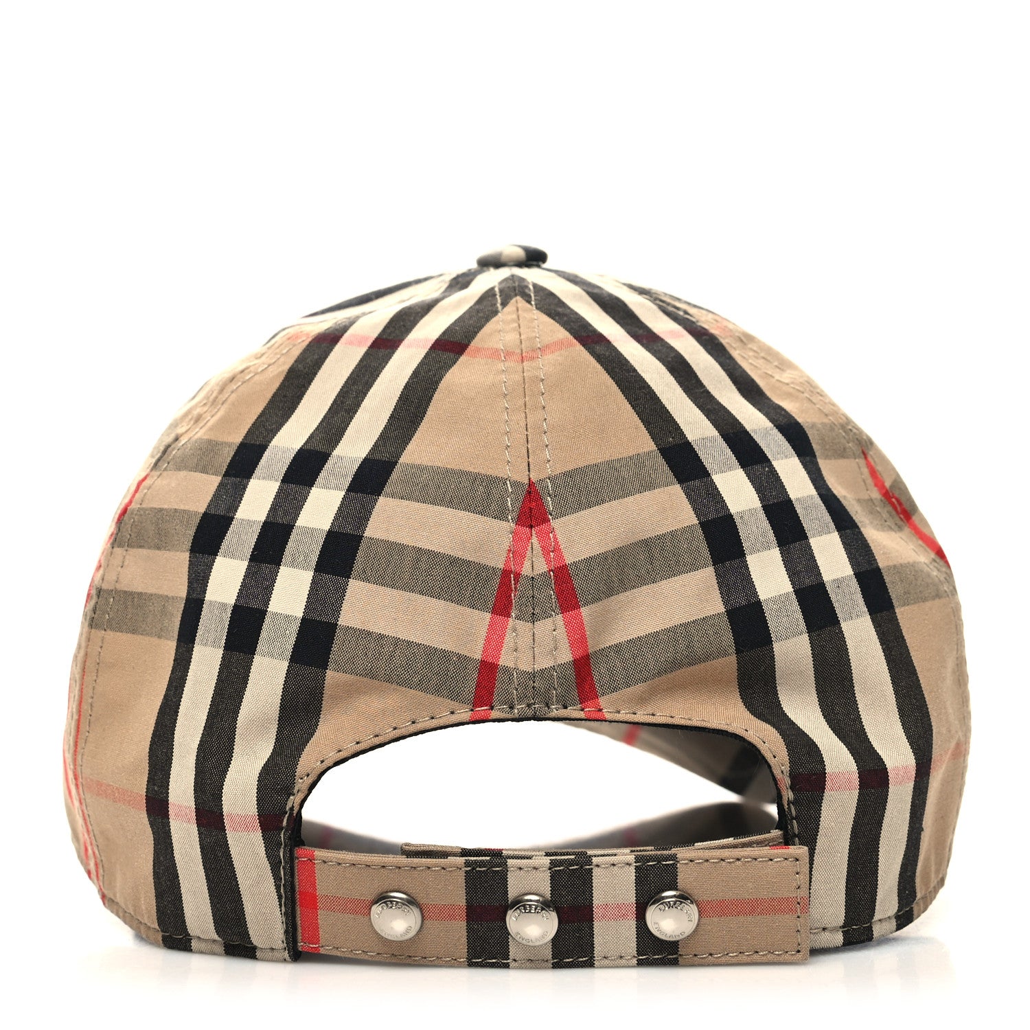 Burberry Cotton Vintage Check Monogram Baseball Hat M Archive Beige 5 of 8