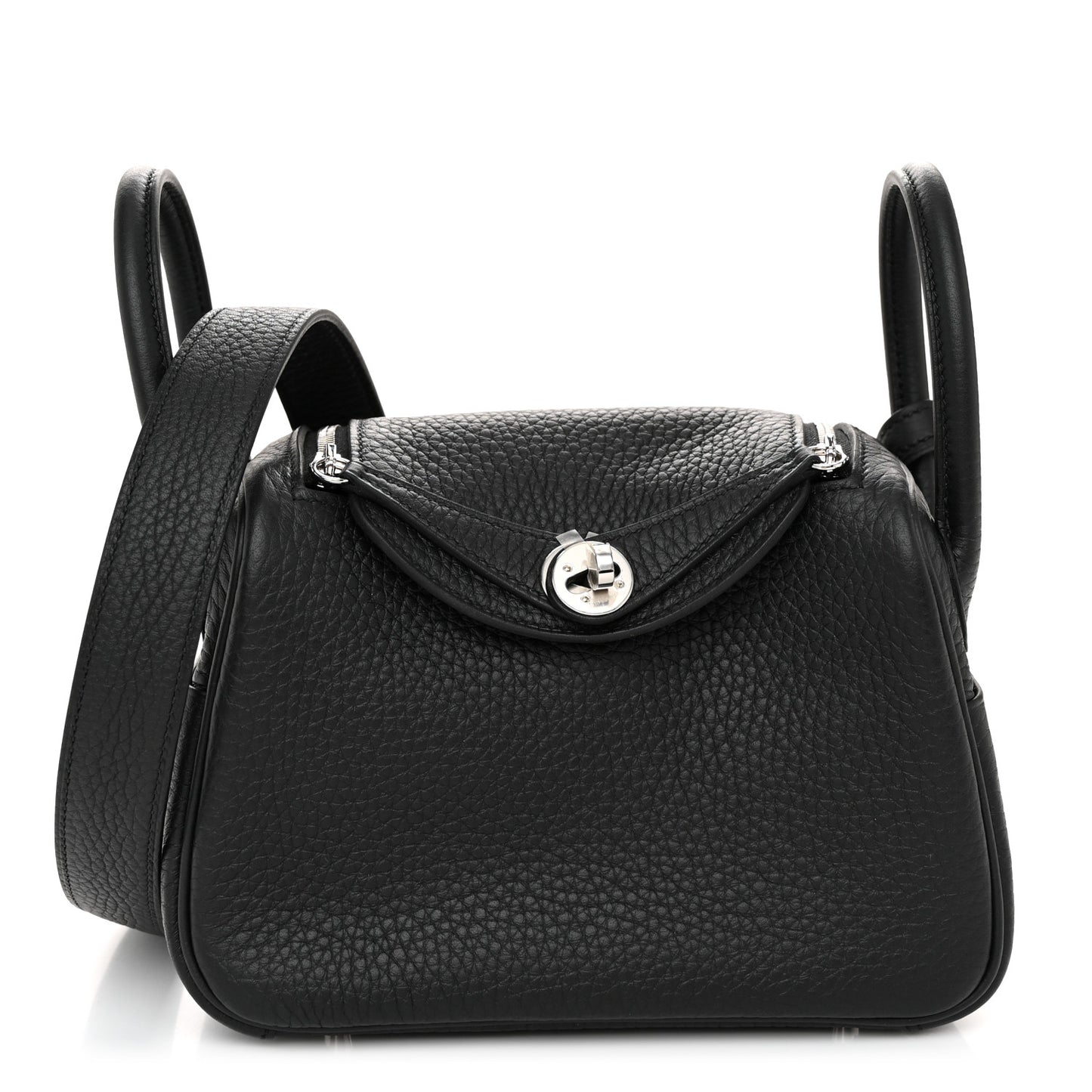 Taurillon Clemence Mini Lindy 20 Black