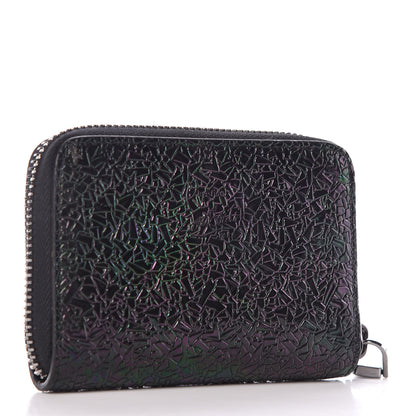 Christian Louboutin Metallic Panettone Patent Spikes Coin Purse Black Multicolor Metal 3 of 8
