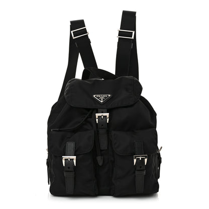 Prada Re-Nylon Vela Small Backpack Black 1 of 11