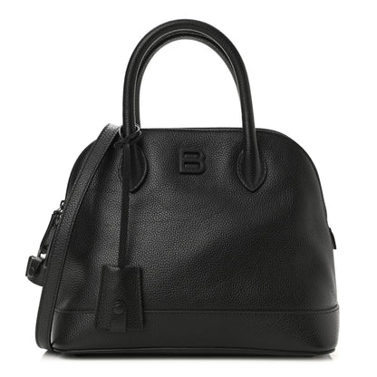 Balenciaga Supple Calfskin Rivet Small Ville Top Handle Bag Black 1 of 11