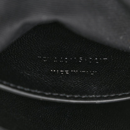 Saint Laurent SAINT LAURENT Calfskin Mixed Matelasse Triquilt Large Monogram Envelope Satchel Deep Marine 7 of 14