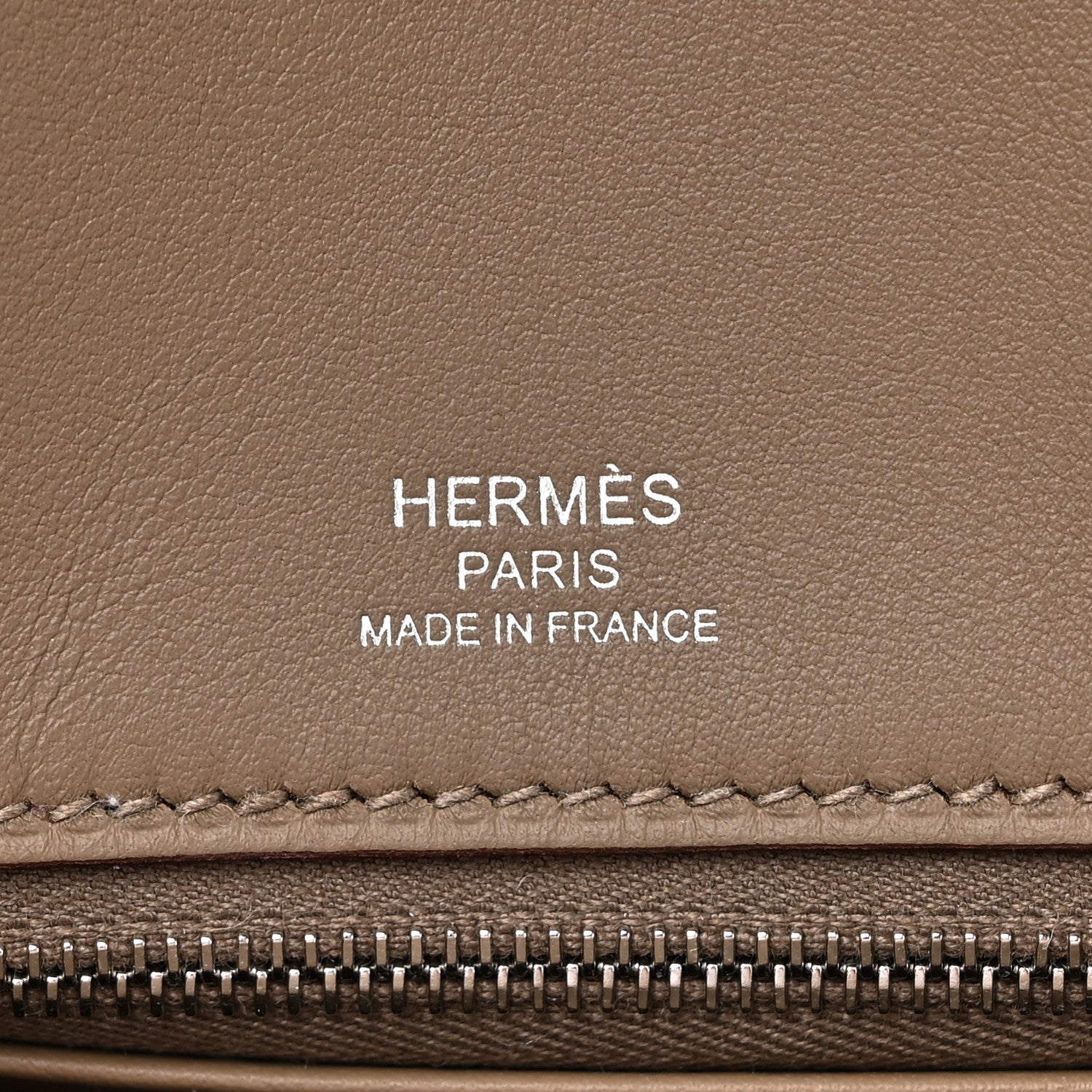 Hermes Veau Doblis Swift Grizzly Birkin 25 Gris Caillou Etoupe 6 of 16
