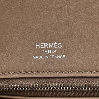 Hermes Veau Doblis Swift Grizzly Birkin 25 Gris Caillou Etoupe 6 of 16