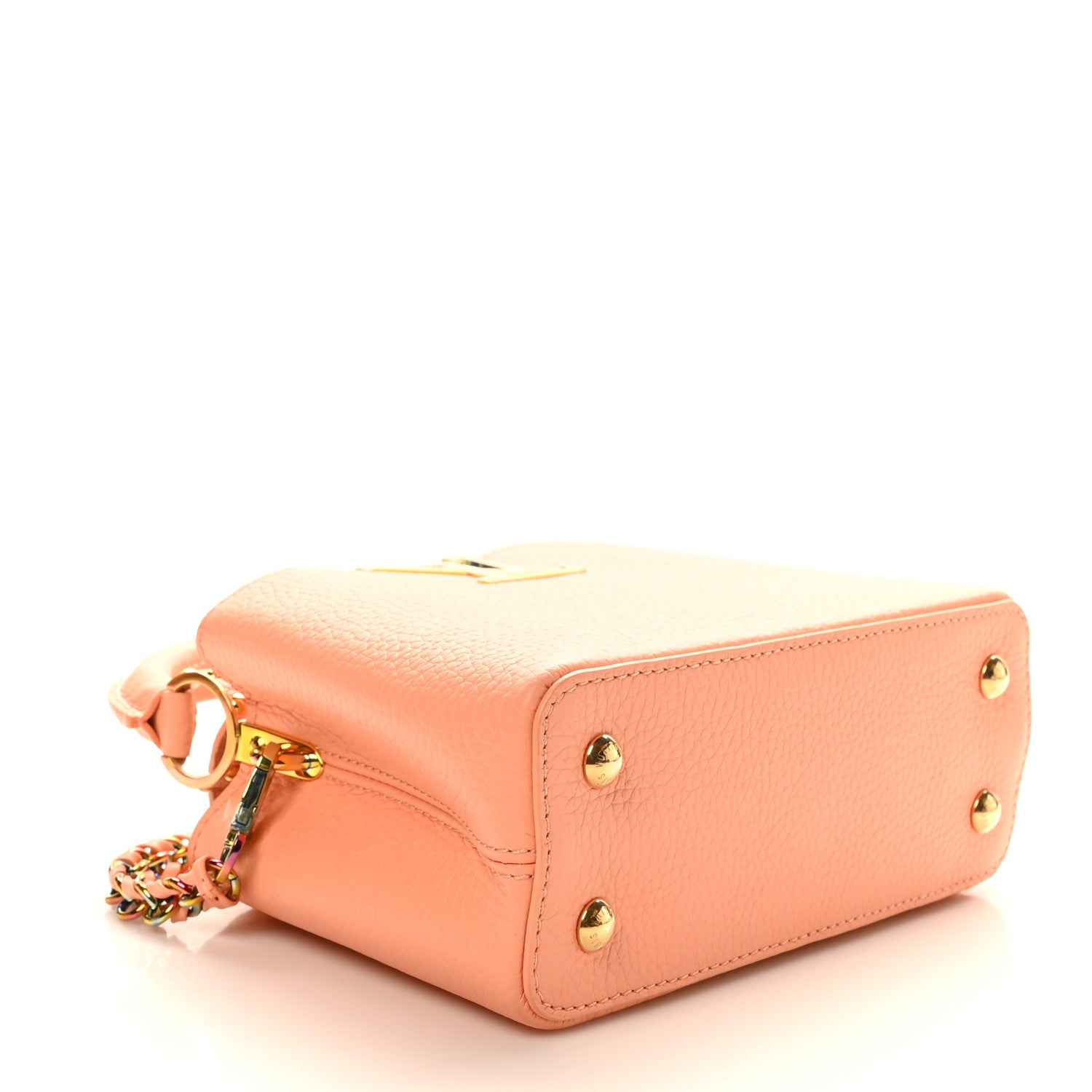 Louis Vuitton Taurillon Mini Capucines Abricot 4 of 9