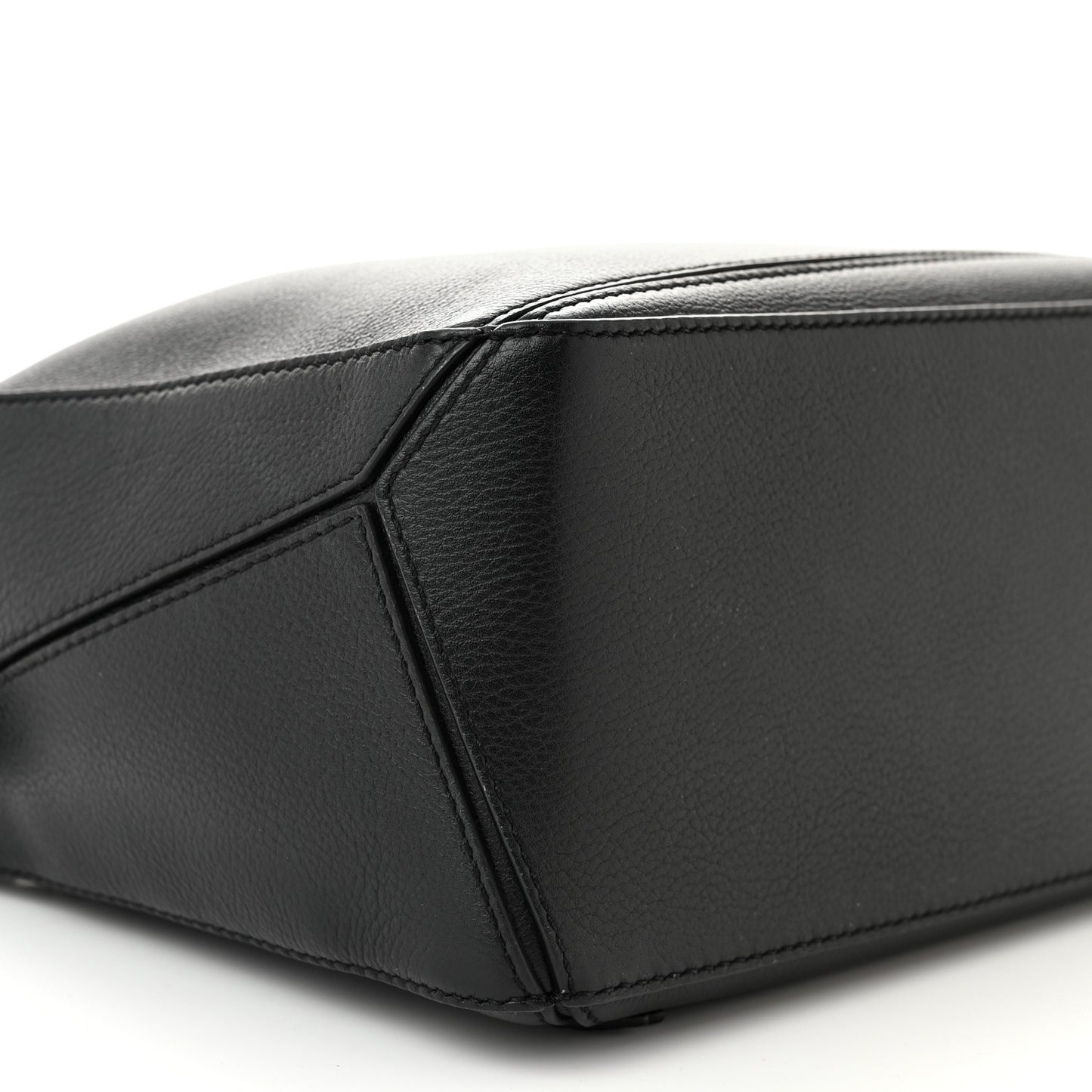 Calfskin Small Puzzle Bag Black
