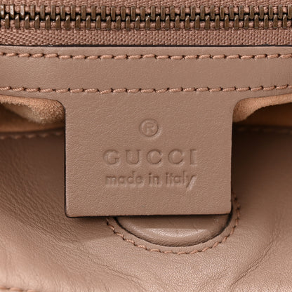 Gucci Calfskin Matelasse Medium GG Marmont Shoulder Tote Bag Porcelain Rose 6 of 14