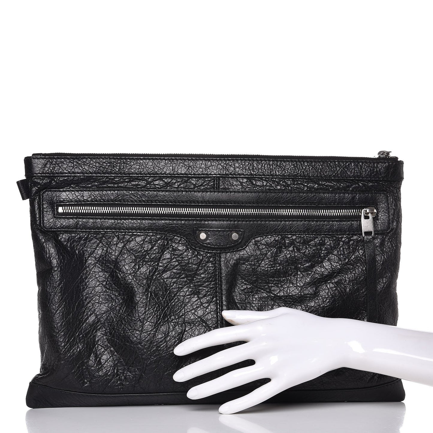 Agneau Arena Classic Hardware Large Clip Black