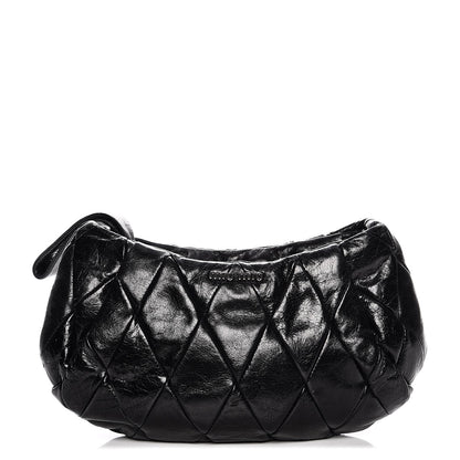 Miu Miu Vitello Shine Quilted Wristlet Nero Black 1 of 7