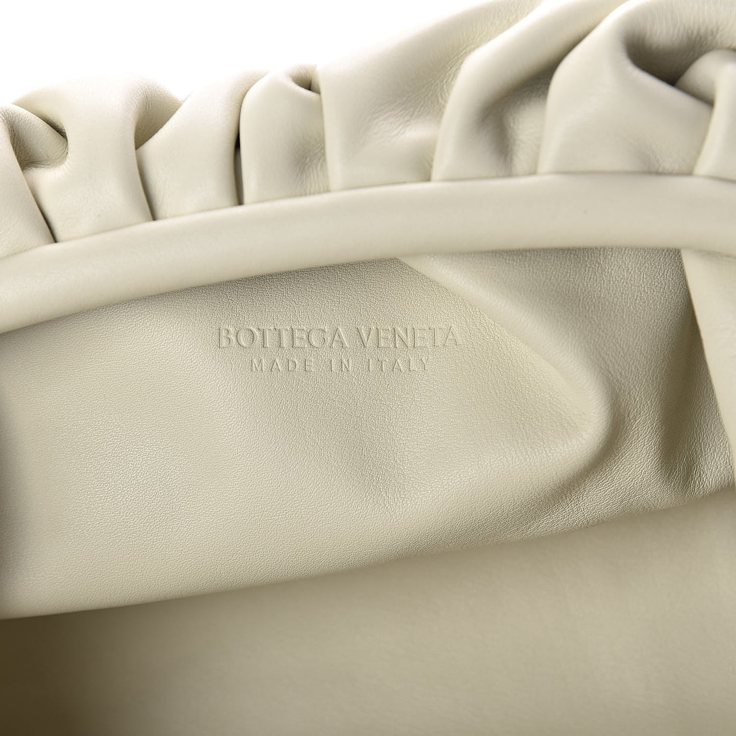 Smooth Butter Calf The Pouch Oversized Clutch Mist