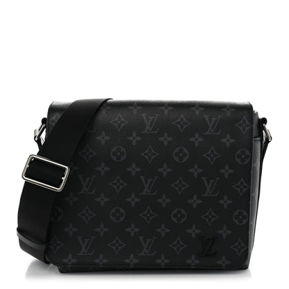 Louis Vuitton Monogram Eclipse District PM Black 1 of 9