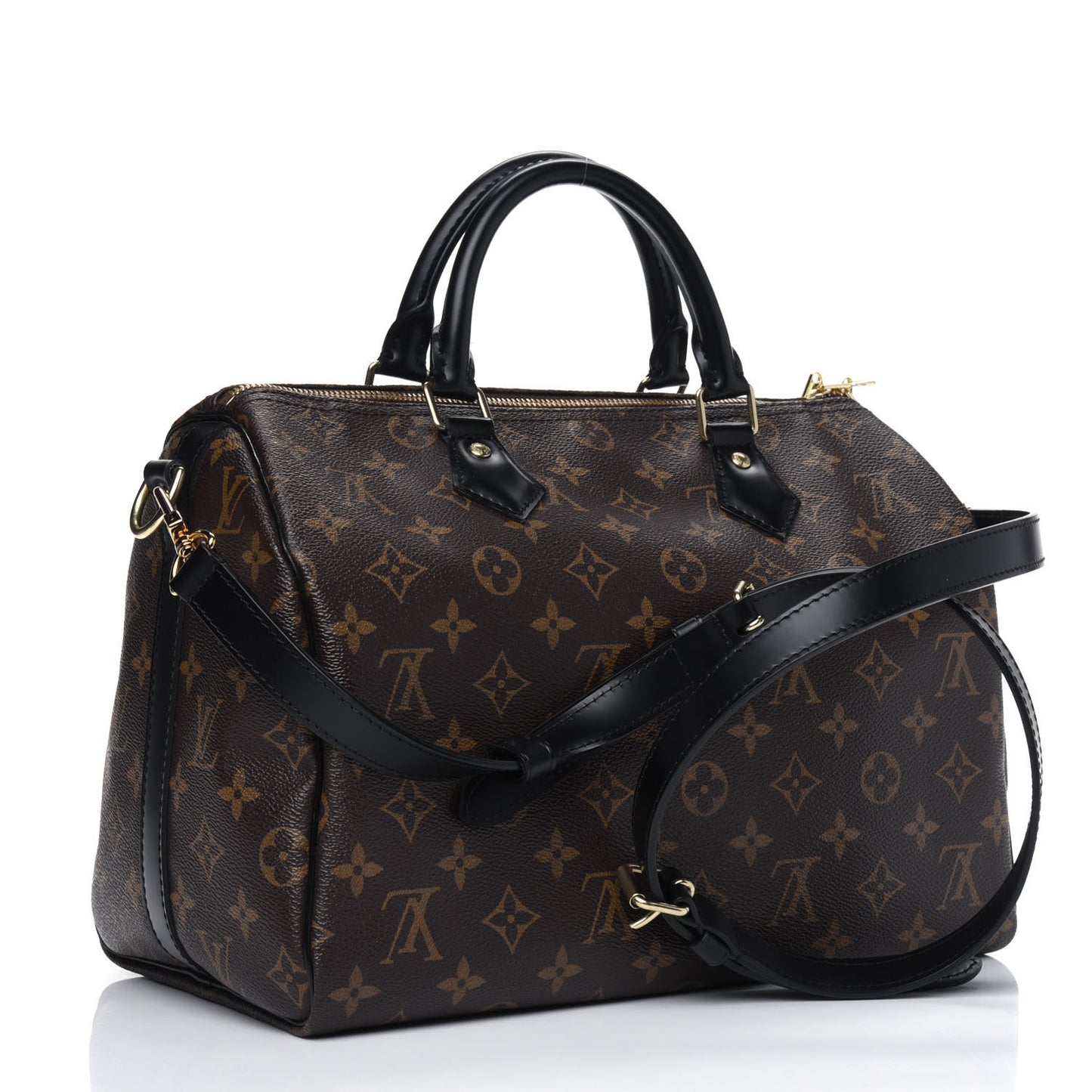 Monogram My World Tour Speedy Bandouliere 30 Black