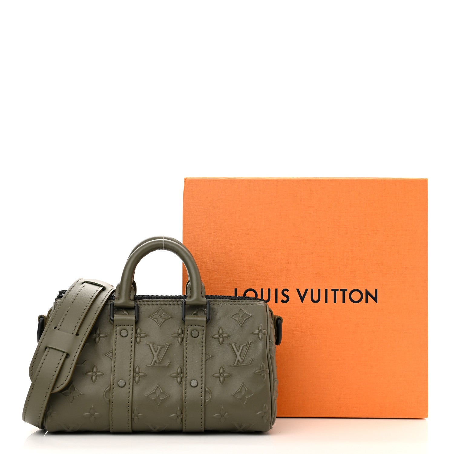 Louis Vuitton Monogram Seal Keepall XS Khaki 10 of 10