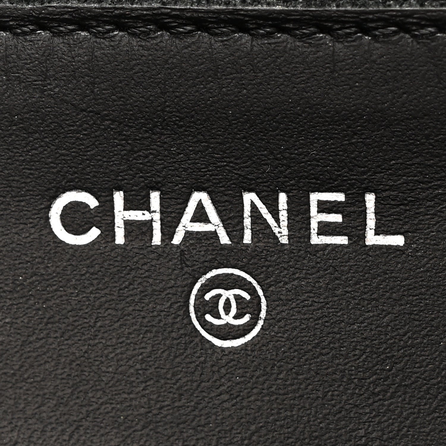Chanel Caviar Timeless CC Wallet On Chain WOC Black 6 of 11