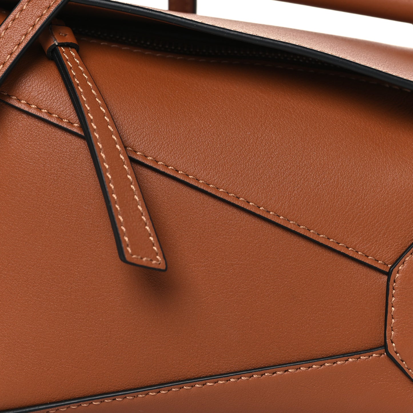 Calfskin Mini Puzzle Bag Tan