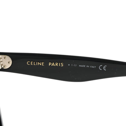Celine Acetate Polarized Oversized Sunglasses CL4055IN Black 5 of 7