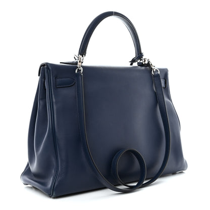 Hermes Swift Kelly 35 Bleu De Prusse 3 of 11