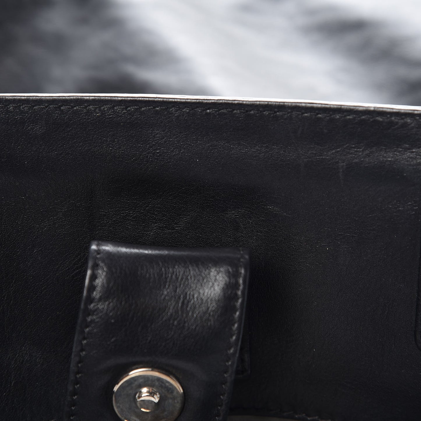 Calfskin Soho CC Shopper Tote Black