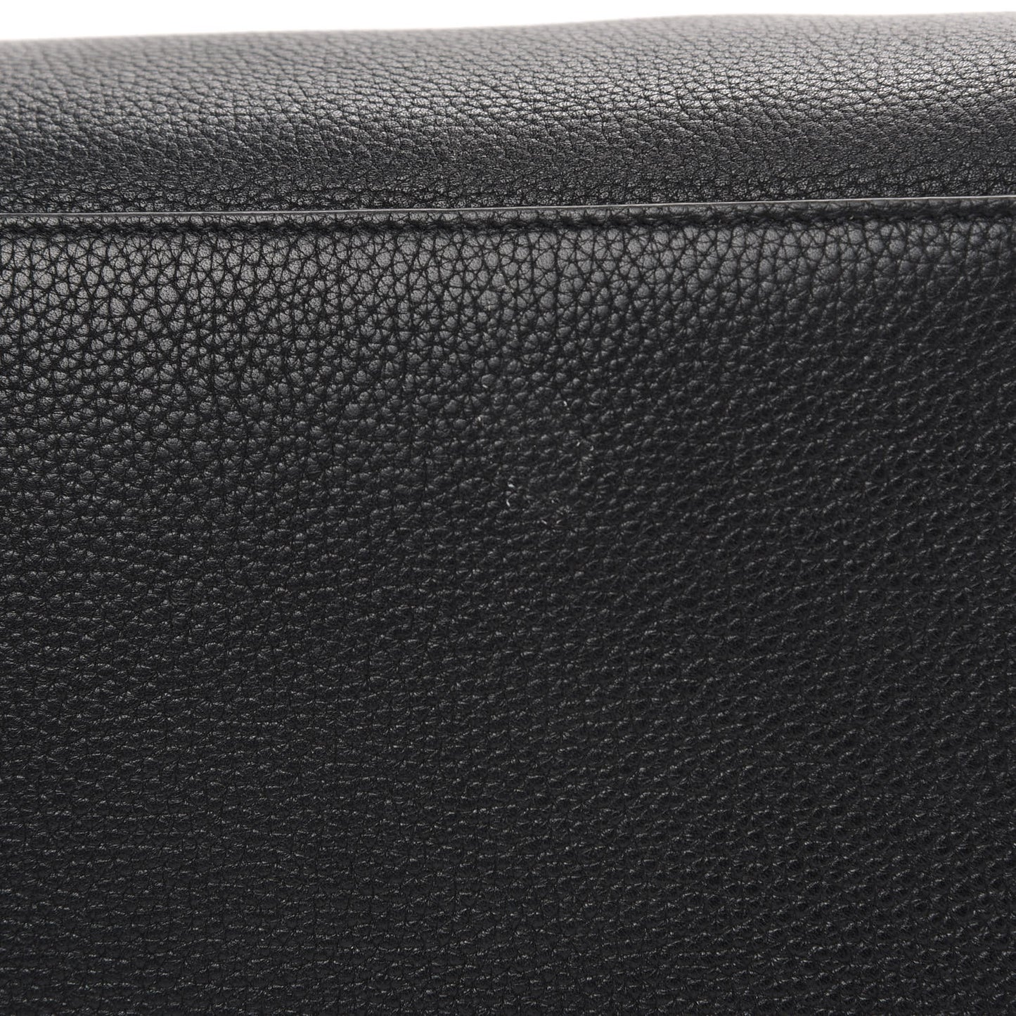 Grained Calfskin Small Supple Sac De Jour Black