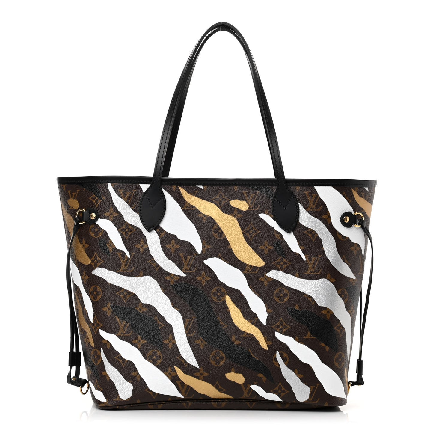 X LOL Monogram Neverfull MM Gold Silver