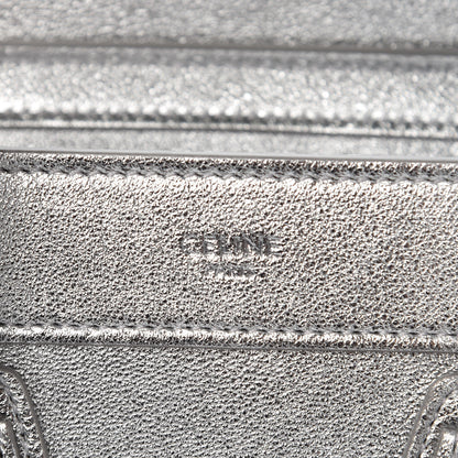 Celine Laminated Lambskin Nano Luggage Silver 7 of 7