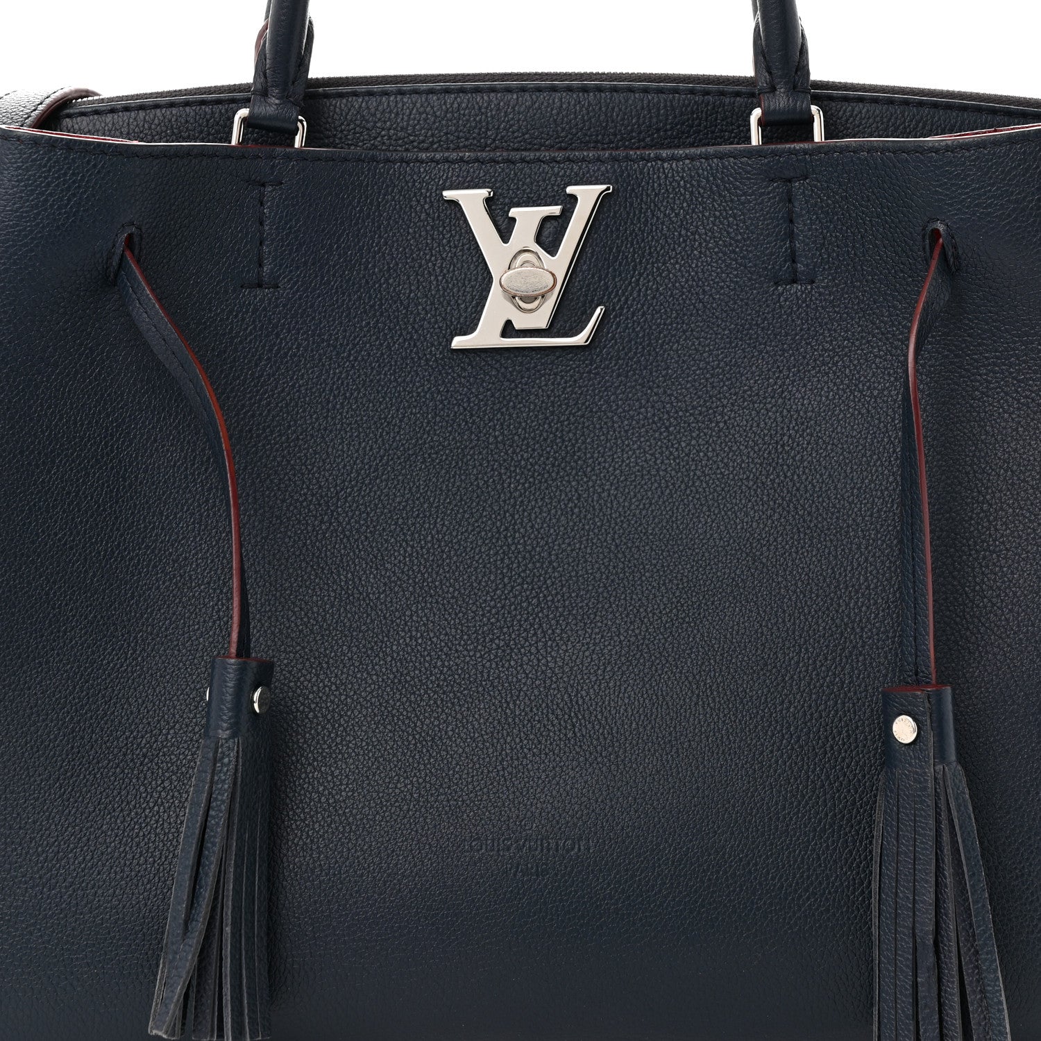Louis Vuitton Calfskin Lockmeto Marine Rouge 7 of 10