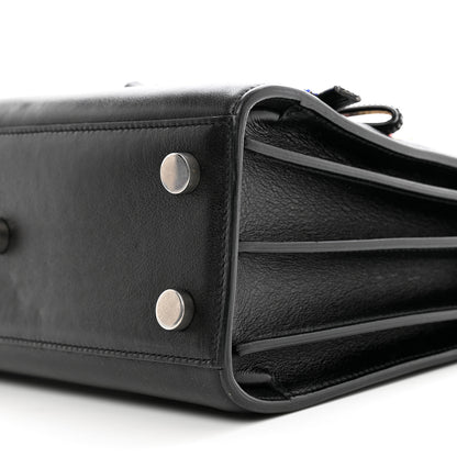 Saint Laurent Calfskin Crystal Embellished Nano Sac de Jour Black 9 of 10