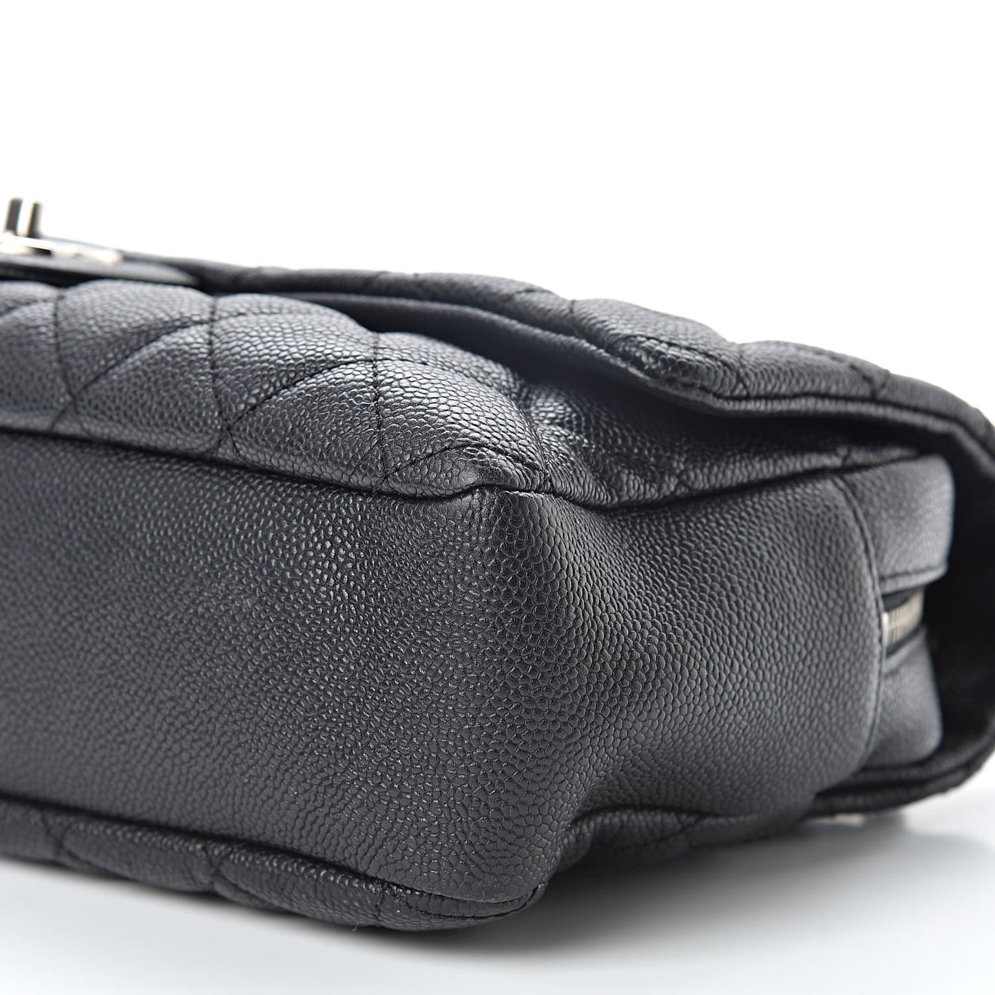 Caviar Quilted Jumbo Easy Flap Black