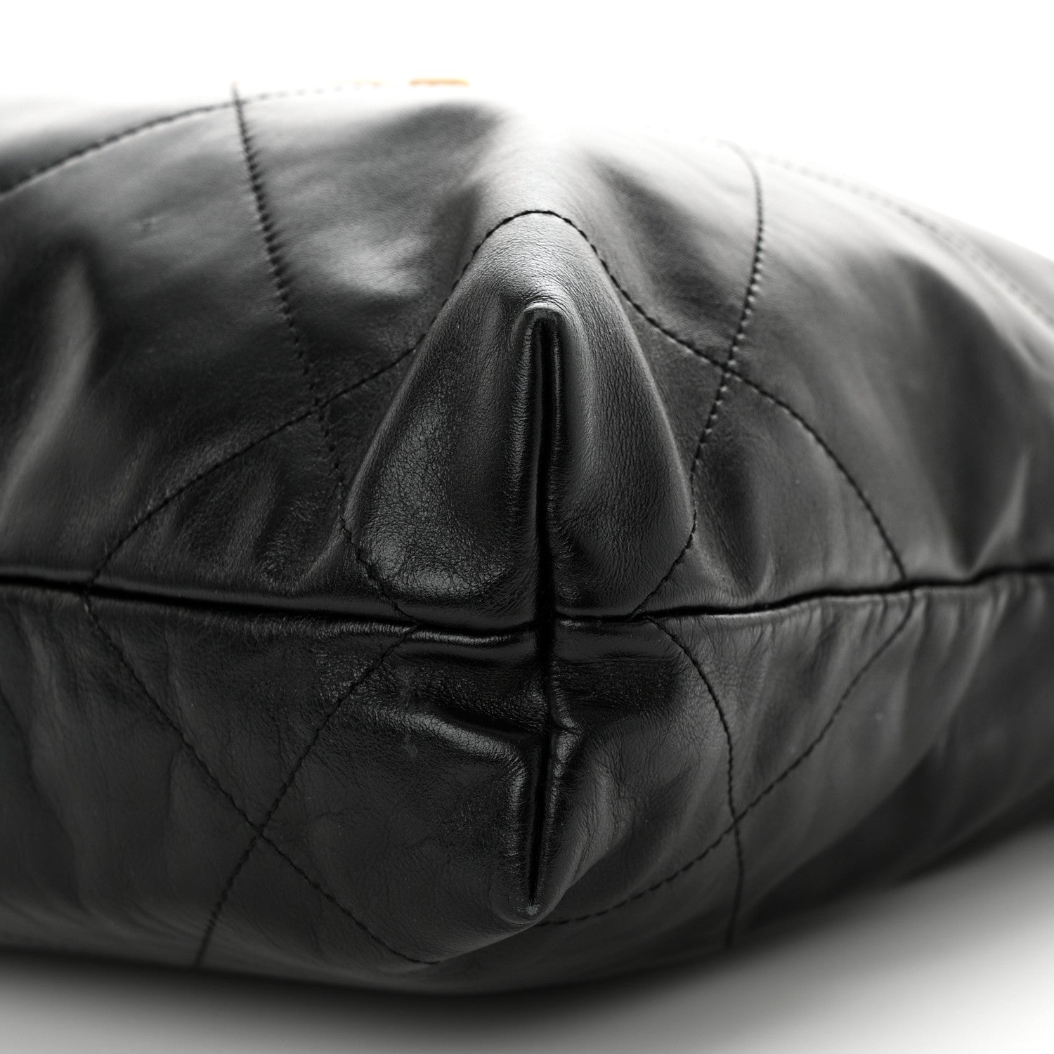 Chanel Shiny Calfskin Quilted Small Chanel 22 Black 12 of 12