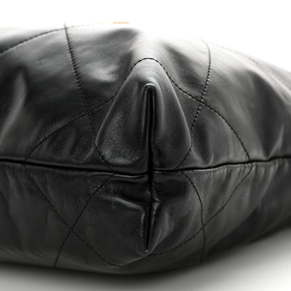 Chanel Shiny Calfskin Quilted Small Chanel 22 Black 12 of 12