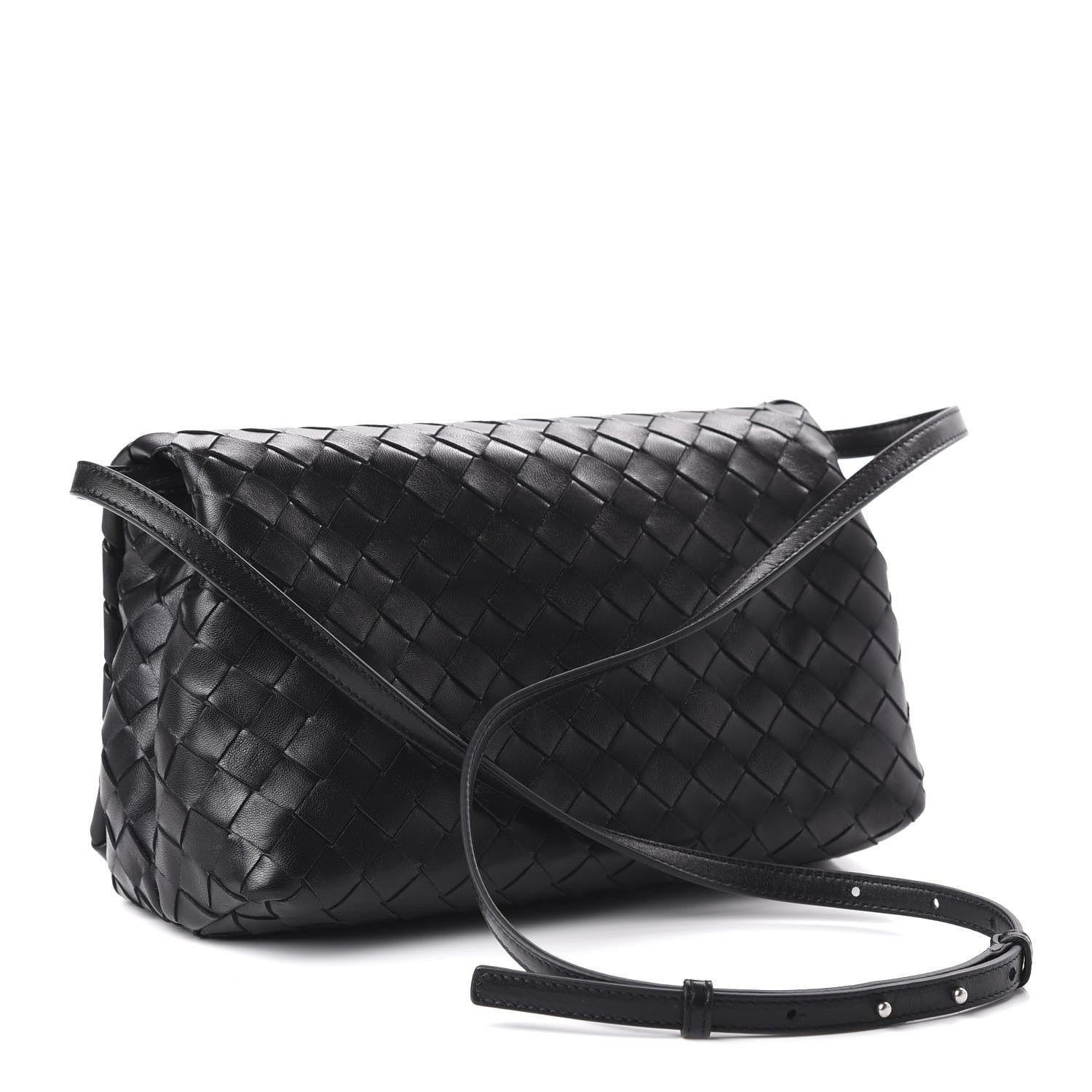 Bottega Veneta Nappa Intrecciato Crossbody Black 3 of 9