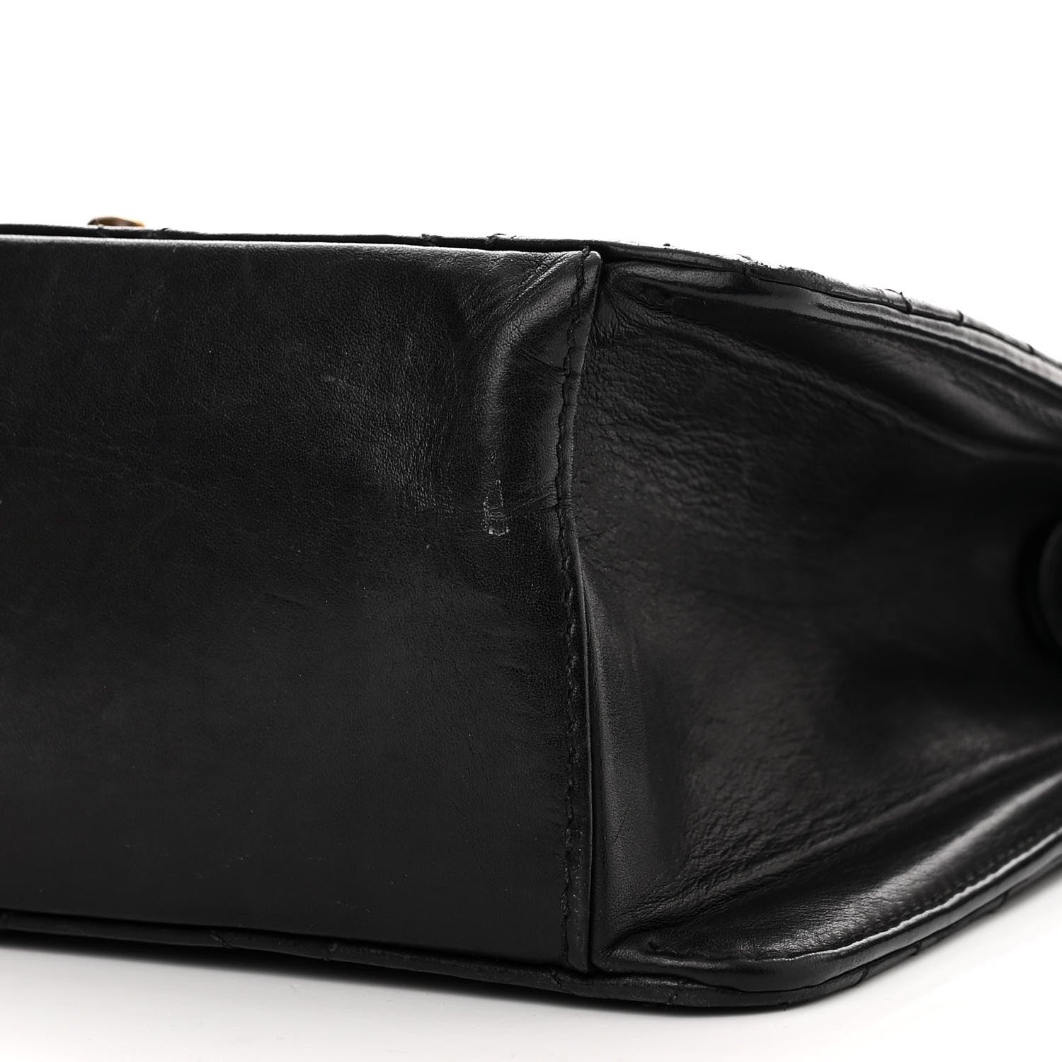 Chanel Lambskin Quilted CC Flap Shoulder Bag Black 11 of 15