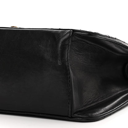 Chanel Lambskin Quilted CC Flap Shoulder Bag Black 11 of 15