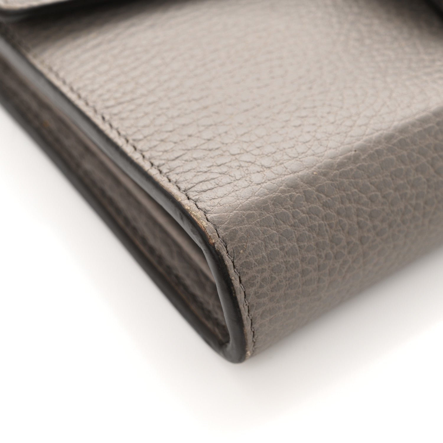 Gucci Dollar Calfskin Crystal Mini Dionysus Chain Wallet Dusty Grey Black Diamond 15 of 15