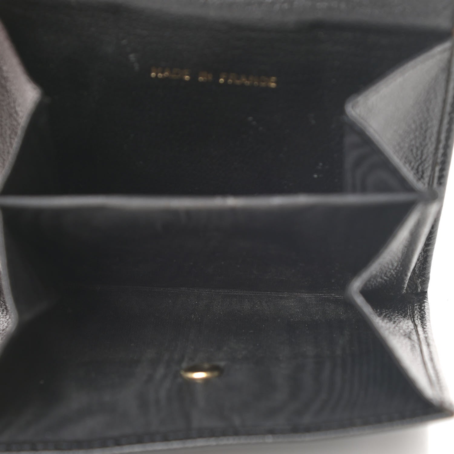 Chanel Goatskin Compact CC Flap Wallet Black 6 of 15